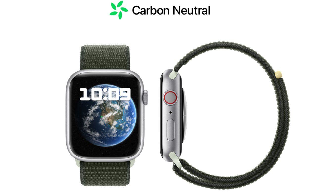 Apple anunció que el Apple Watch Series 9 es su primer producto con cero emisiones de carbono. (Apple)