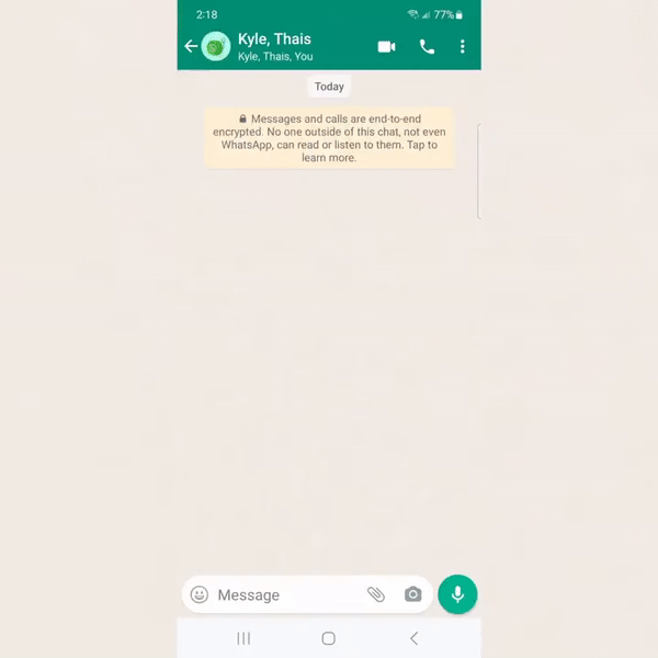 WhatsApp permitirá enviar videomensajes instantáneos de hasta 60 segundos. (Captura)