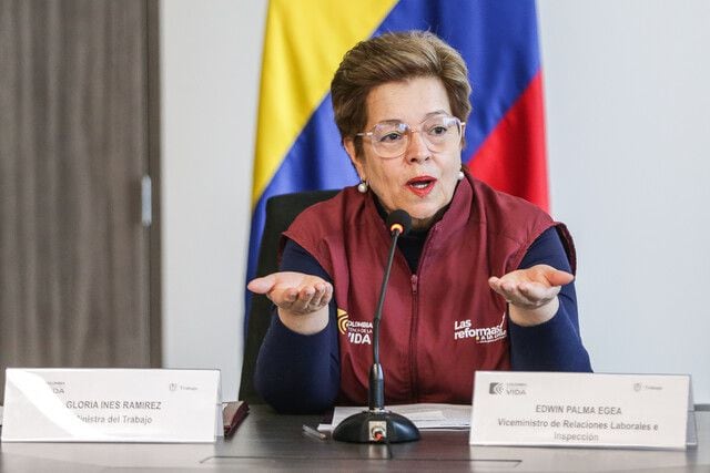 Gloria Inés Ramírez, ministra de Trabajo - crédito Colprensa
