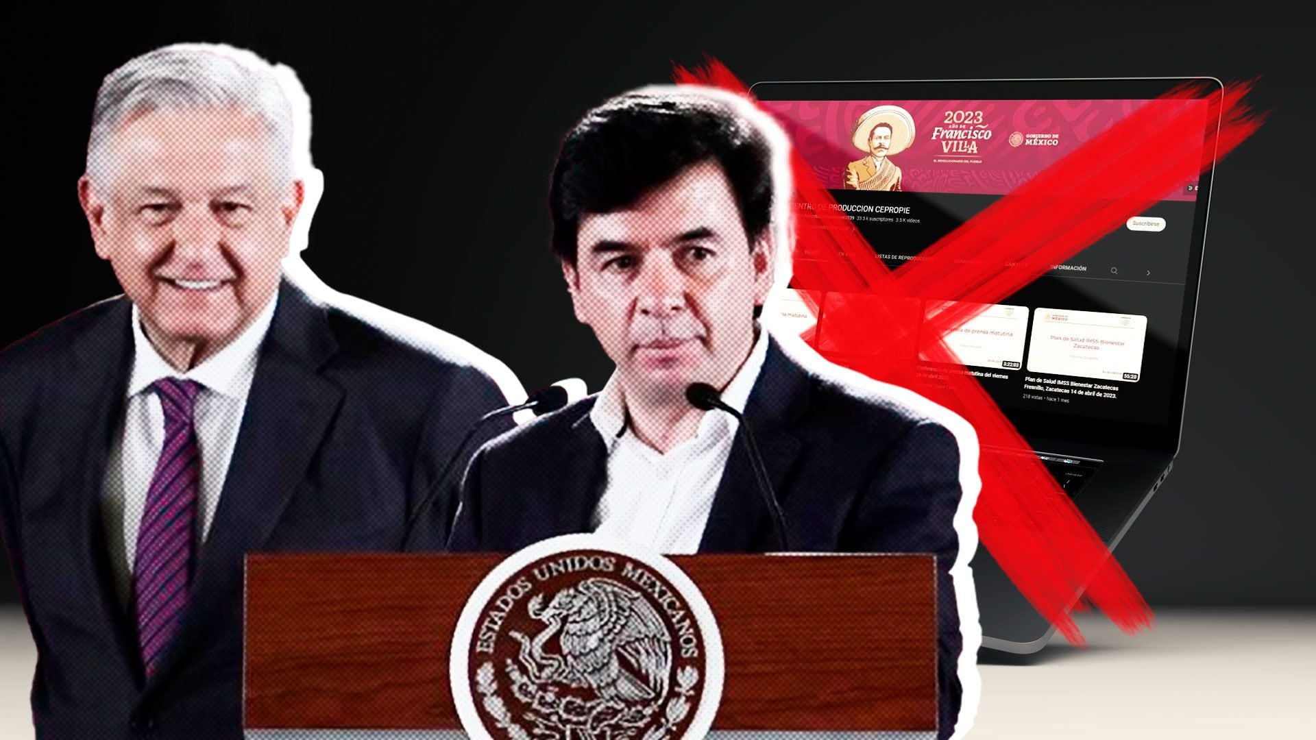 Jesús Ramírez Cuevas reportó la suspensión del canal del Cepropie en YouTube. (Infobae México)