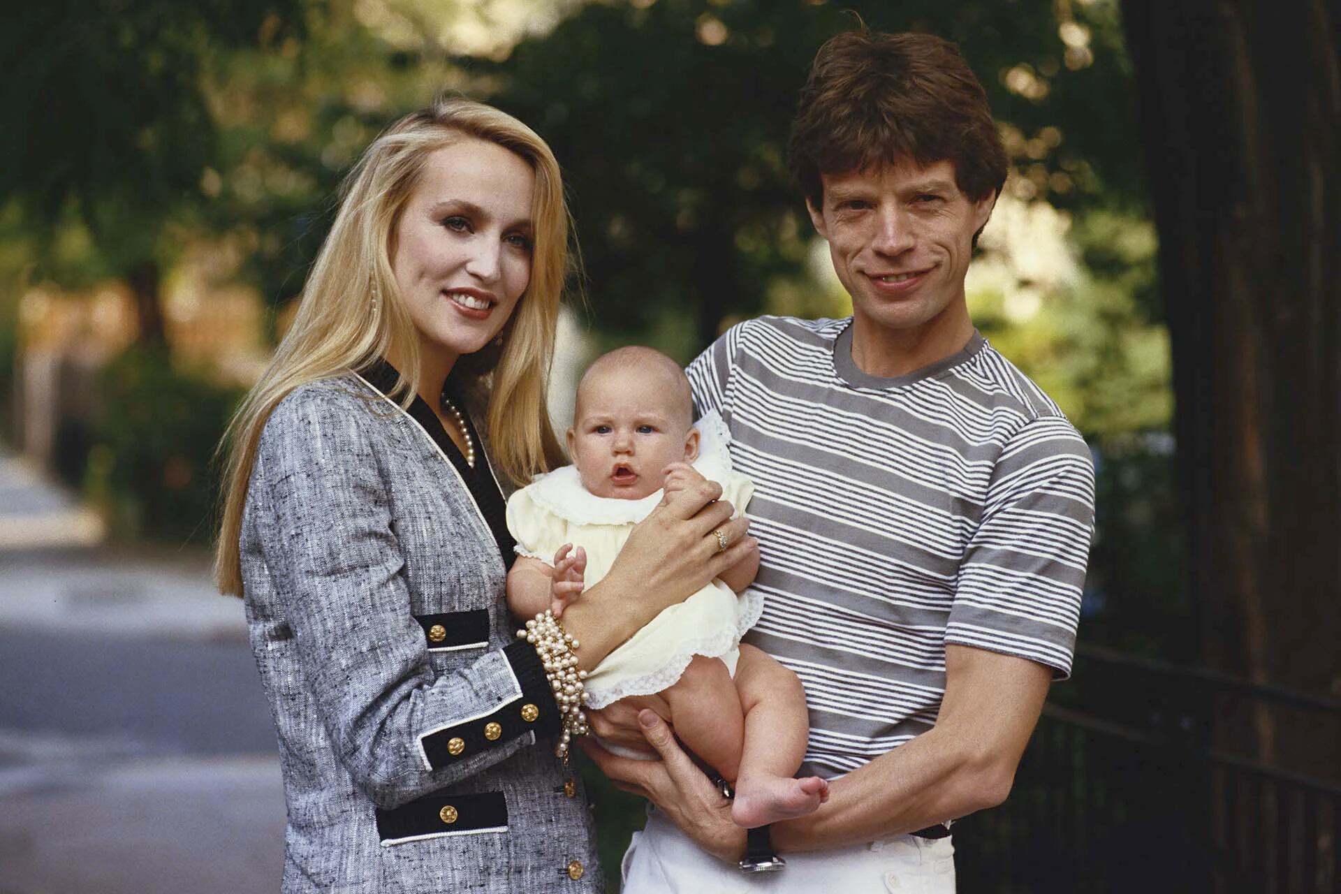 Jerry Hall fue la segunda esposa de Mick Jagger, teniendo cuatro hijos con ella
(Photo by Georges De Keerle/Getty Images)
