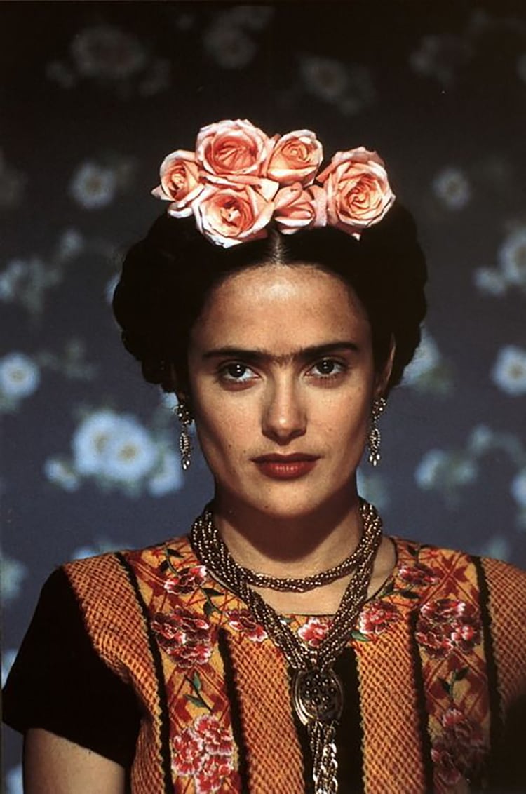 Salma en su papel de Frida Kahlo