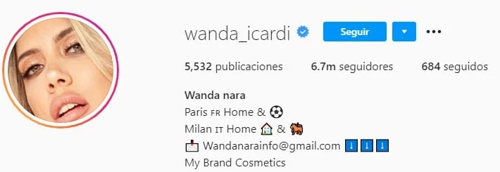 Wanda Nara (Foto: instagram)