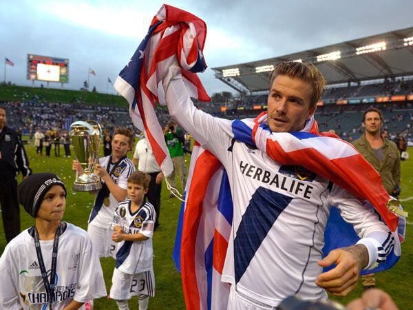 David Beckham fue una de las primeras figuras de talla internacional que llegó a la MLS (AP)