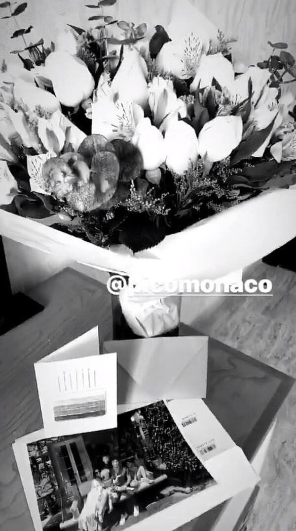 El regalo de Pico Mónaco para Pampita (Instagram: @PampitaOficial)