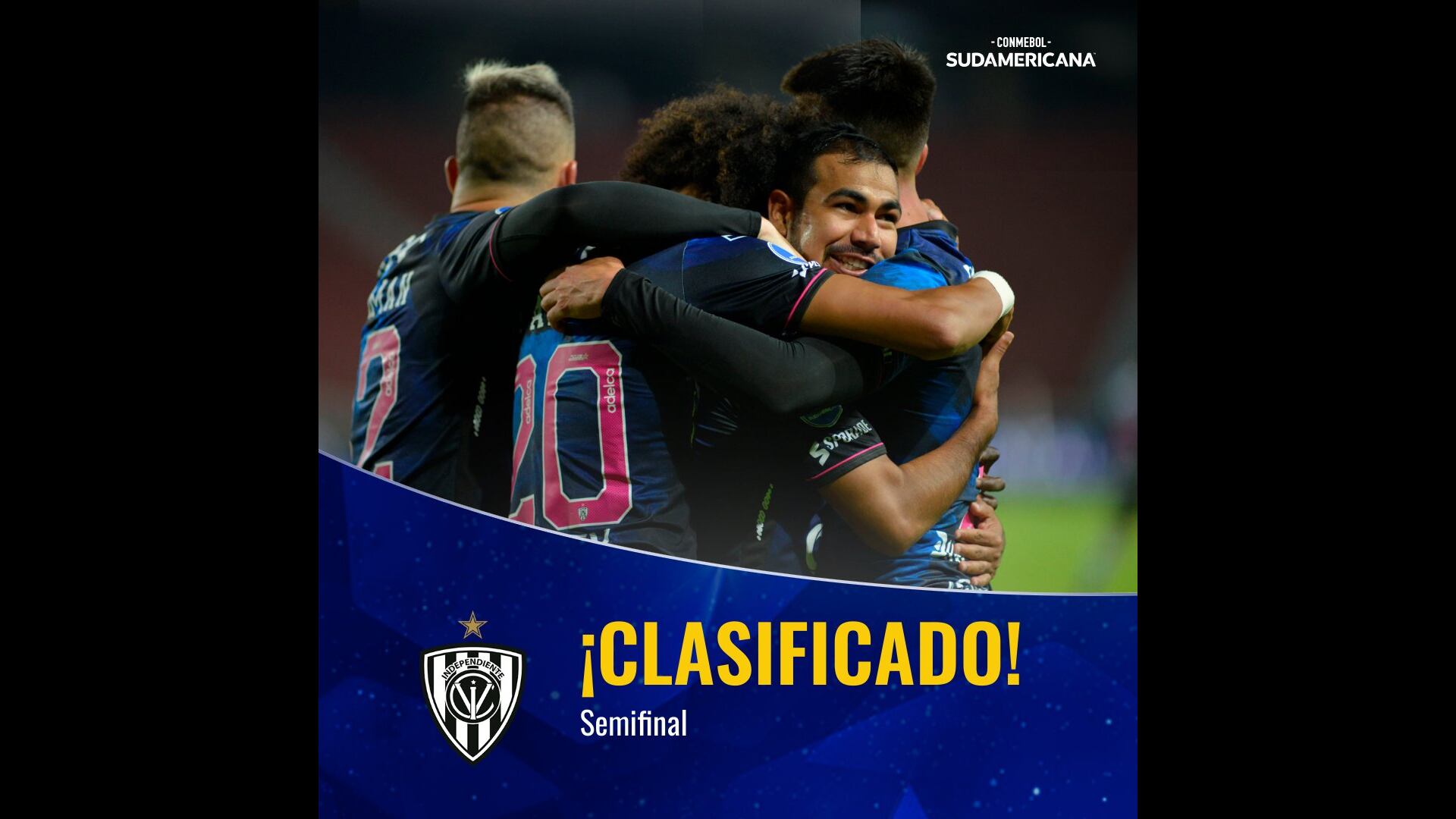 Independiente del Valle se convirtió en el segundo equipo semifinalista de la Sudamericana. (Conmebol Sudamericana)