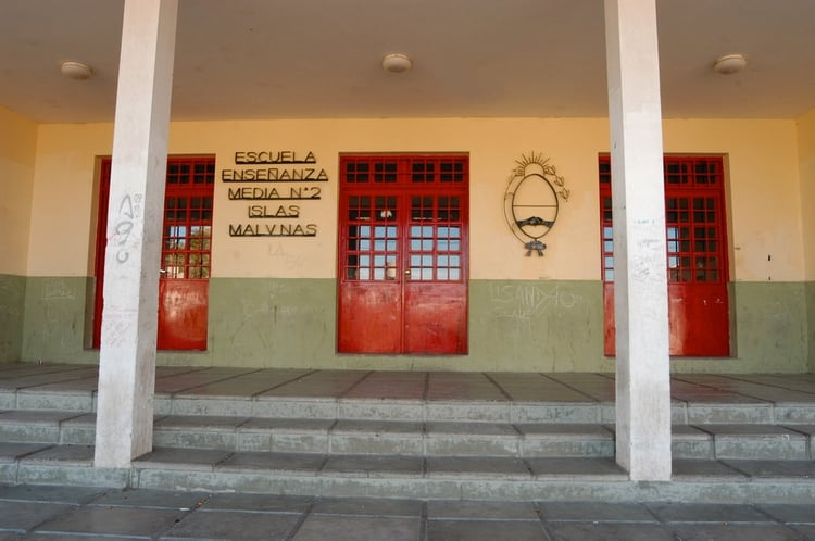 La escuela en la que ocurrió la masacre 