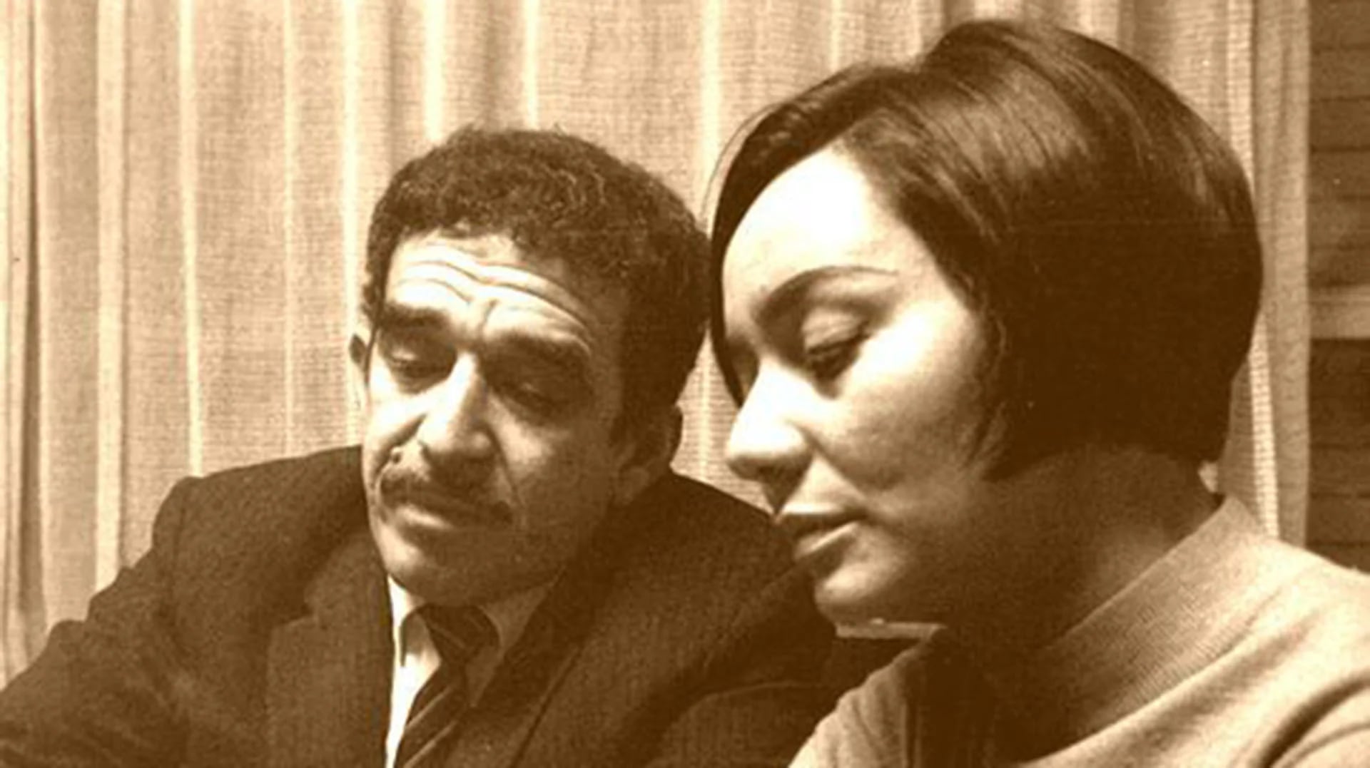 García Márquez y su esposa, Mercedes Barcha, en Buenos Aires (Gentileza Sara Facio)