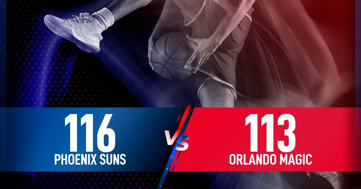 The Phoenix Suns beat the Orlando Magic 116-1