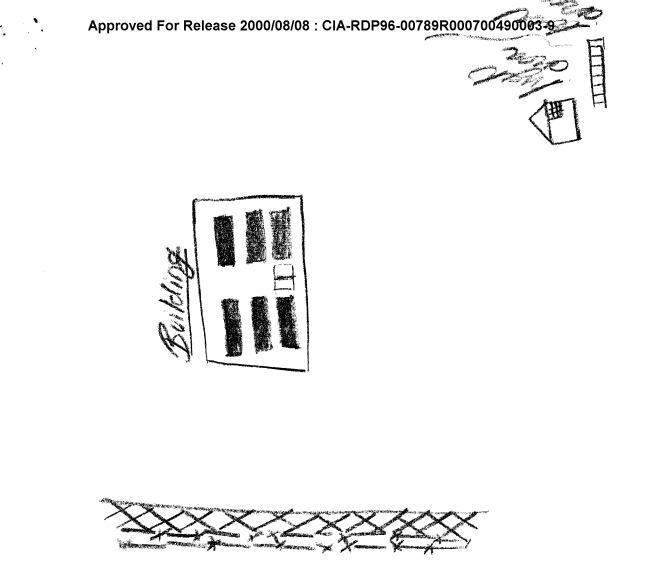 La CIA usaba a los psíquicos para averiguar la localización de Pablo Escobar. El visor 025 dibujó la supuesta vivienda del narco durante una sesión. (Captura de pantalla/CIA).