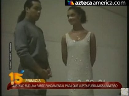 La entrevista muestra imágenes de Lupita a los 23 años con una mancha blanca en la nariz (Foto: Captura de pantalla)