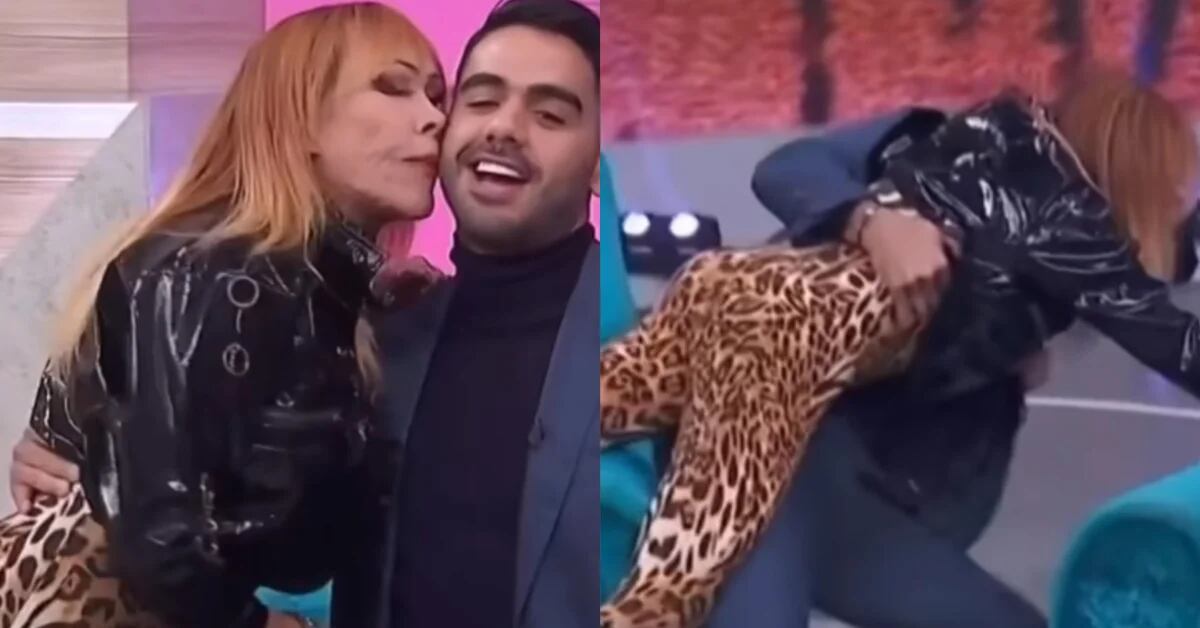 La Tigresa del Oriente tried to be sexy and had a spectacular fall with a Telemundo host