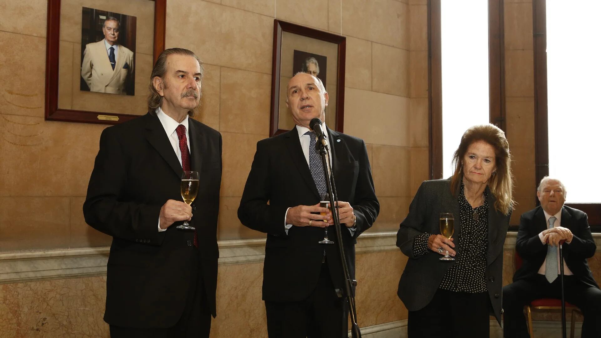 Los jueces de la Corte Suprema Carlos Maqueda, Elena Higthon de Nolasco y Ricardo Lorenzetti