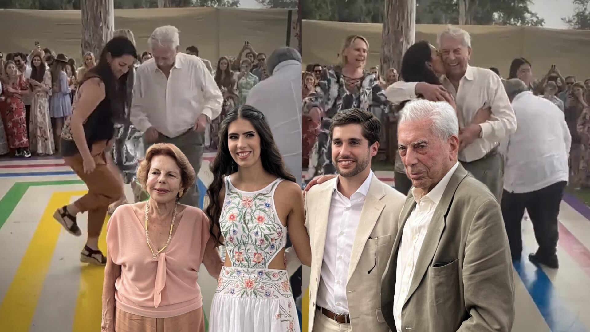 El Nobel Mario Vargas Llosa se encuentra en Lima para asistir a la boda de su nieta Josefina.
