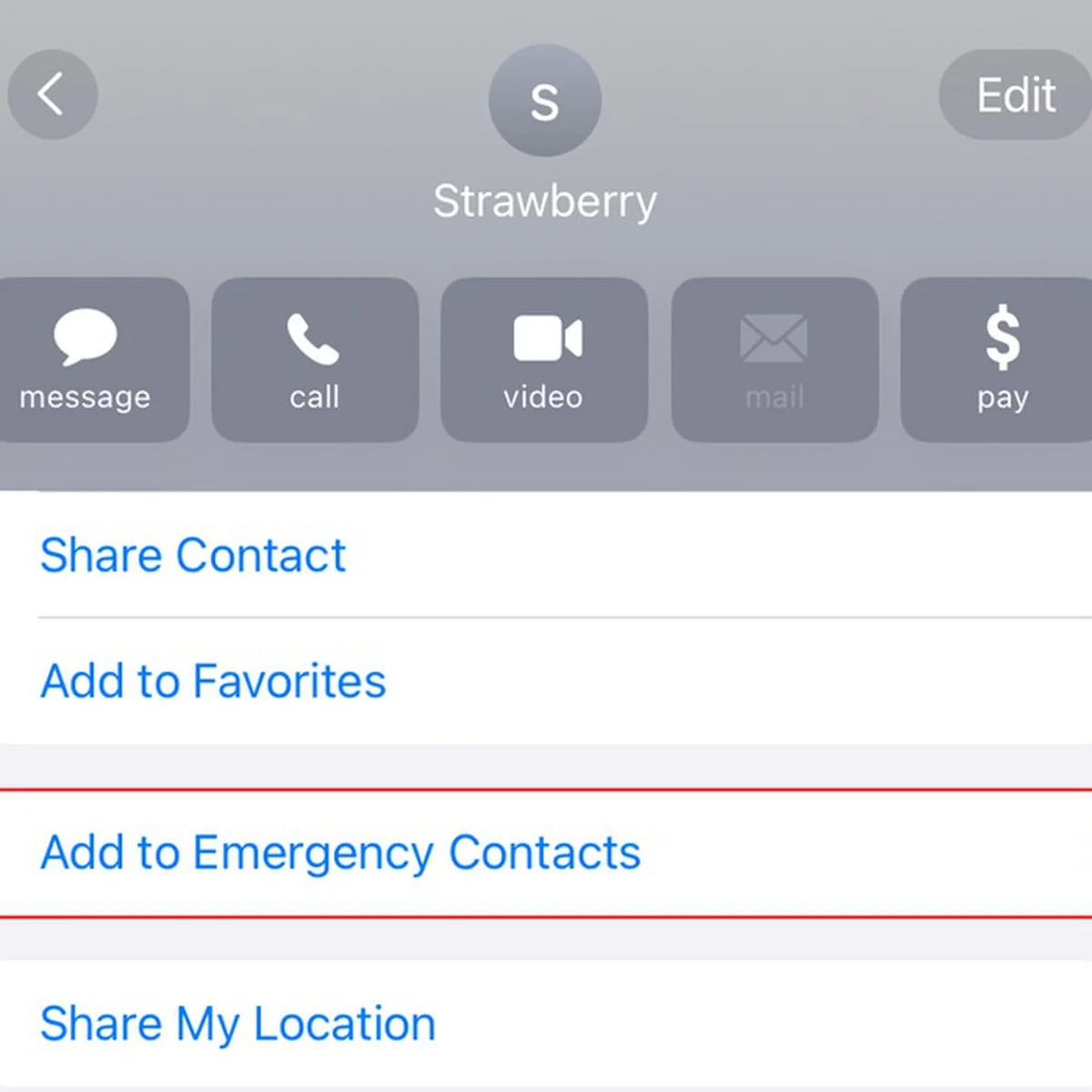 ¿Cómo funciona la función de contactos de emergencia en iPhone?