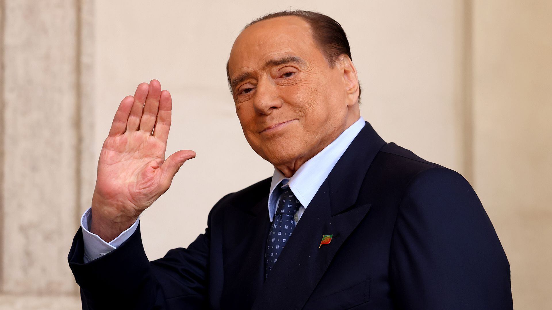 Silvio Berlusconi en una foto de octubre de 2022 (Franco Origlia/Getty Images)