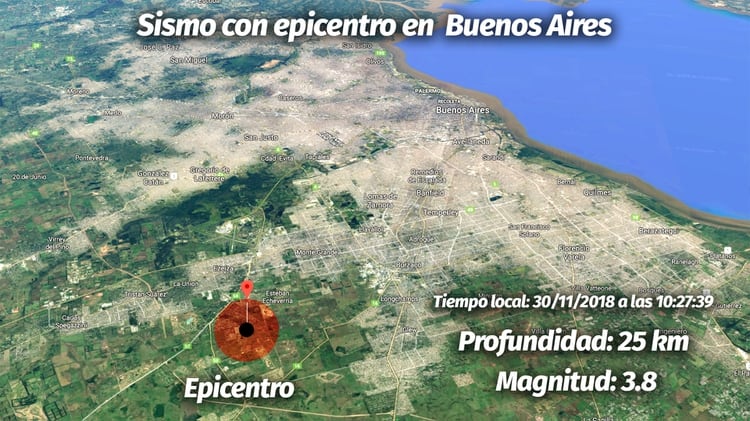 El sismo se sintió con fuerza en La Plata y la zona sur del Conurbano