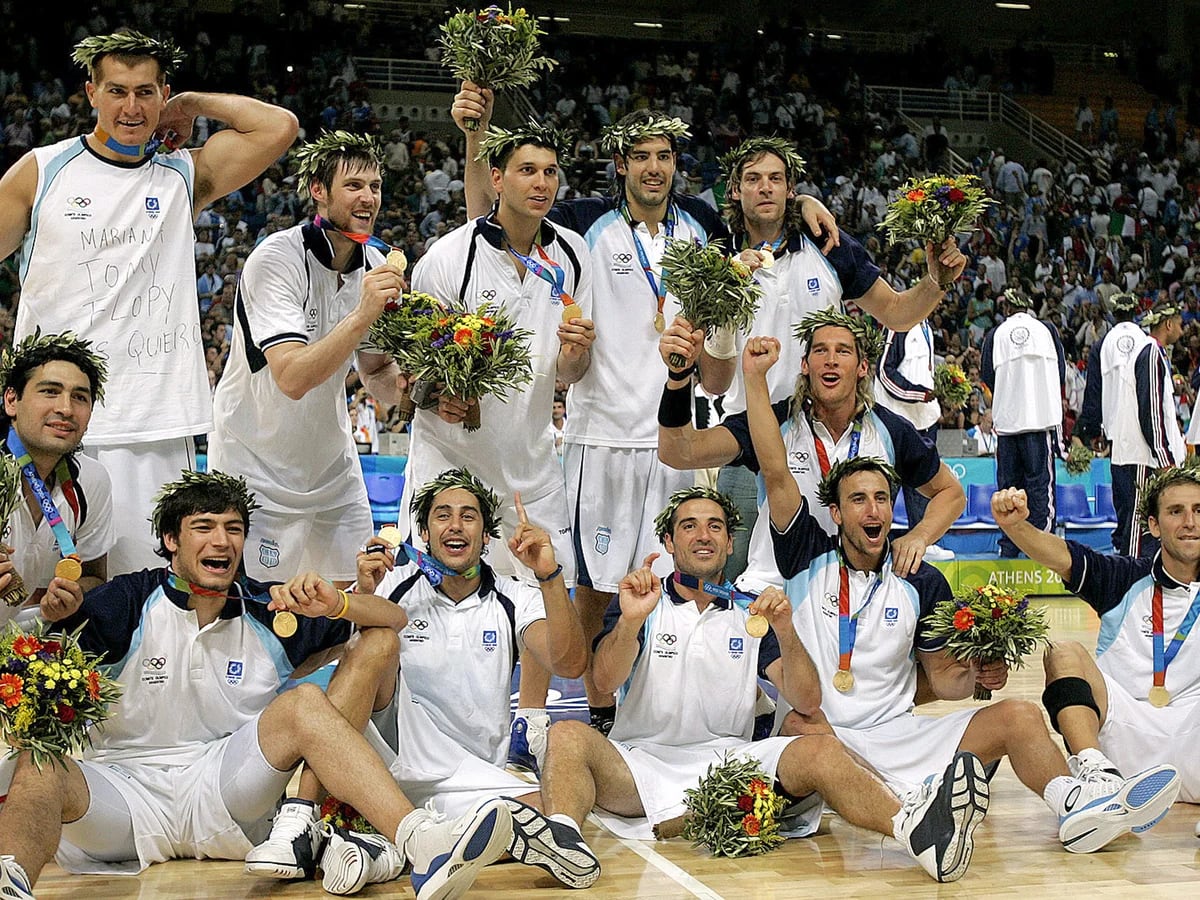 Así revivió el básquet argentino el mítico oro olímpico de Atenas 2004 -  Infobae