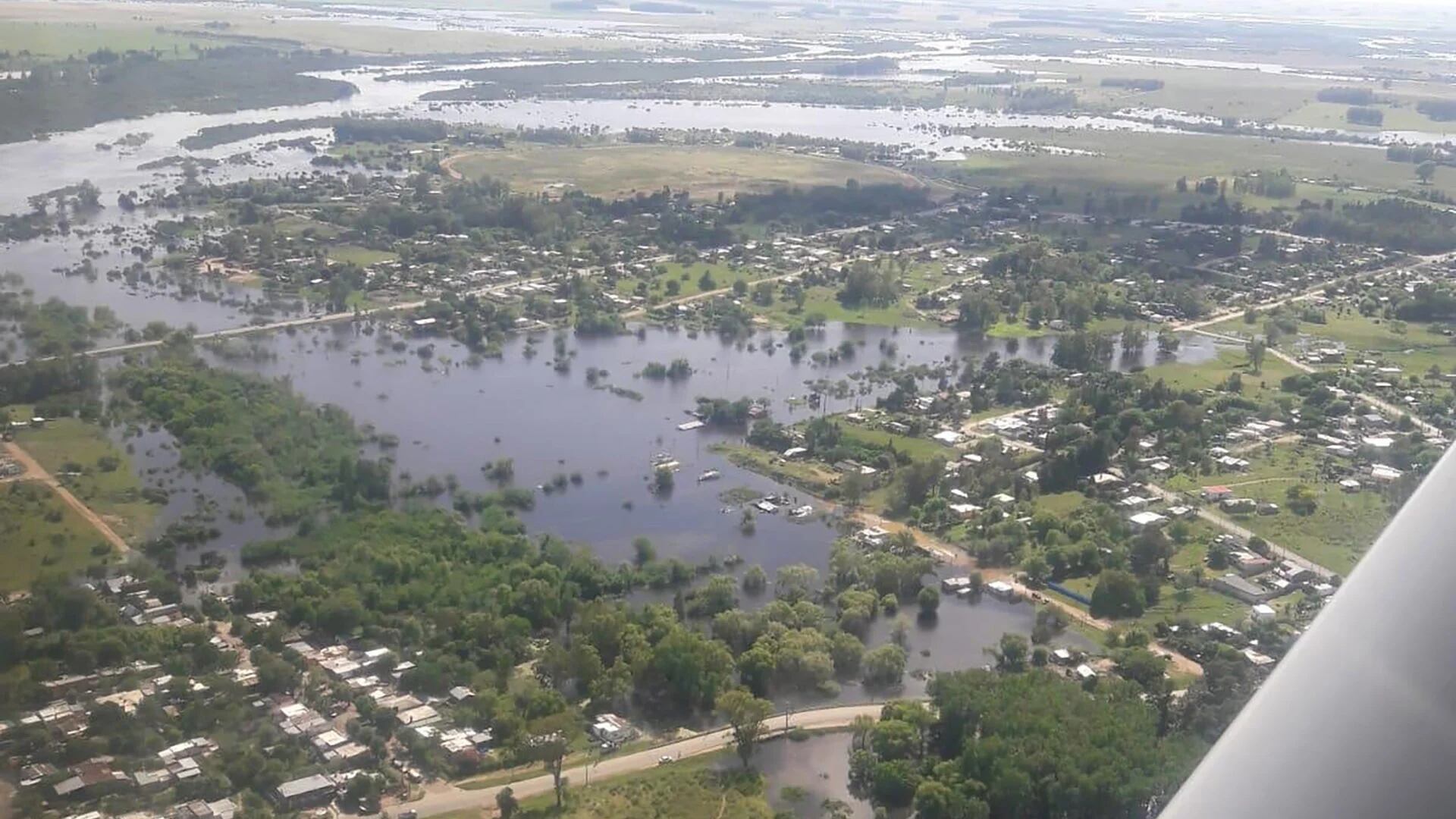 Uruguay también se vio afectado por las lluvias y las inundaciones (EFE)