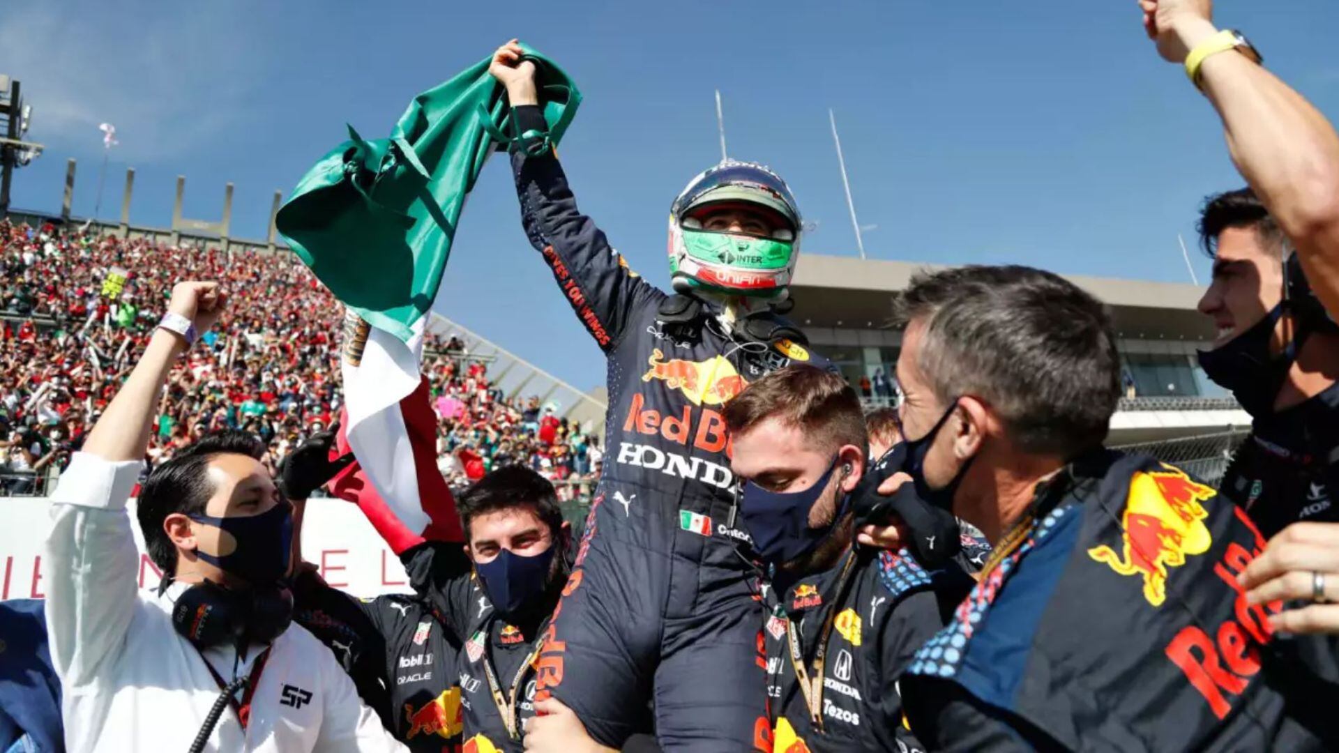 Checó in 2021 and 2022 managed to take third place in the Mexican Grand Prix.  (Getty Images)