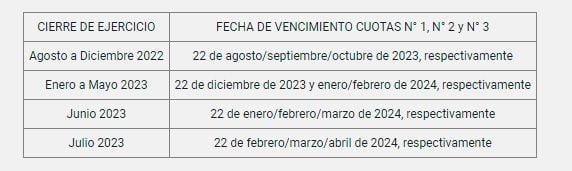 El esquema del pago a cuenta de la AFIP
