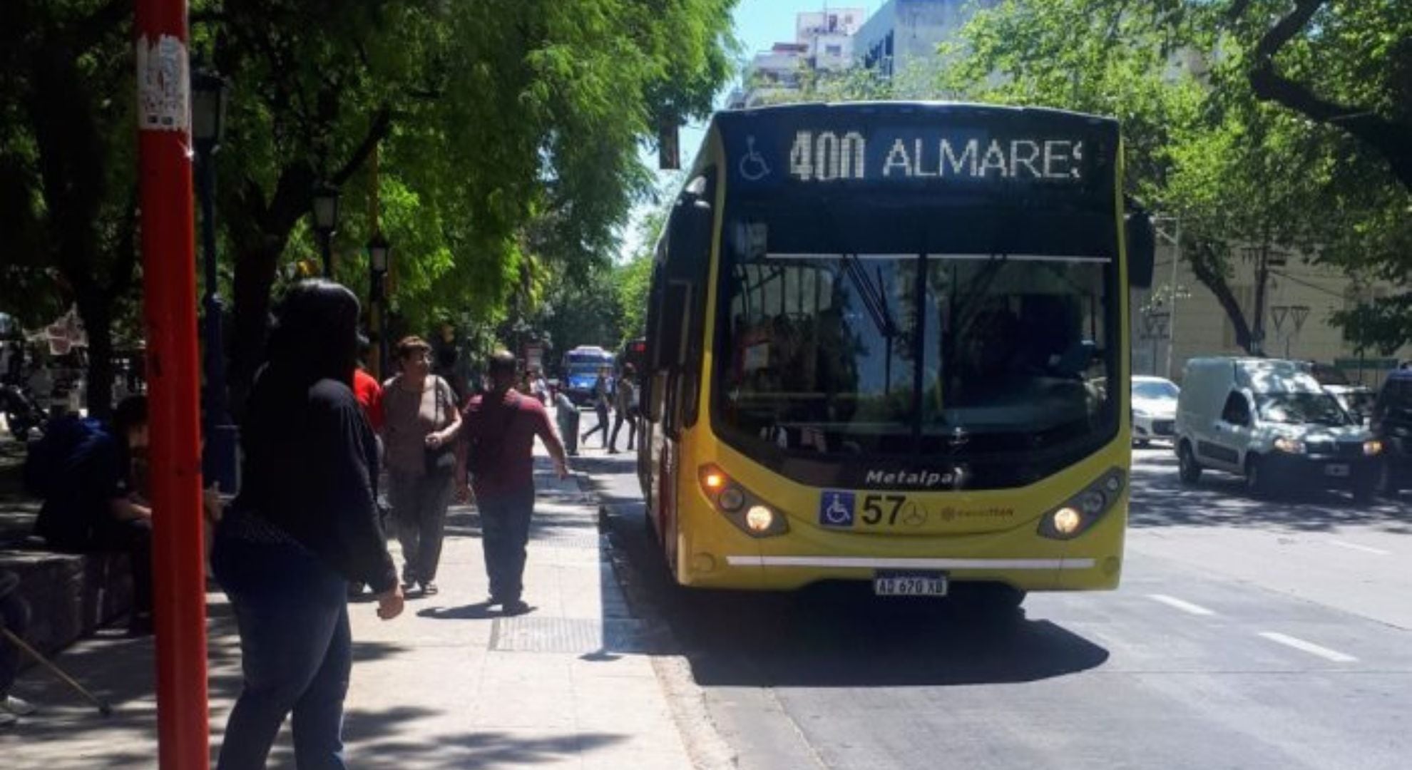colectivo línea 400 de Mendoza