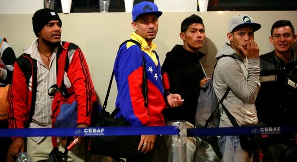 Inmigrantes venezolanos en Perú.