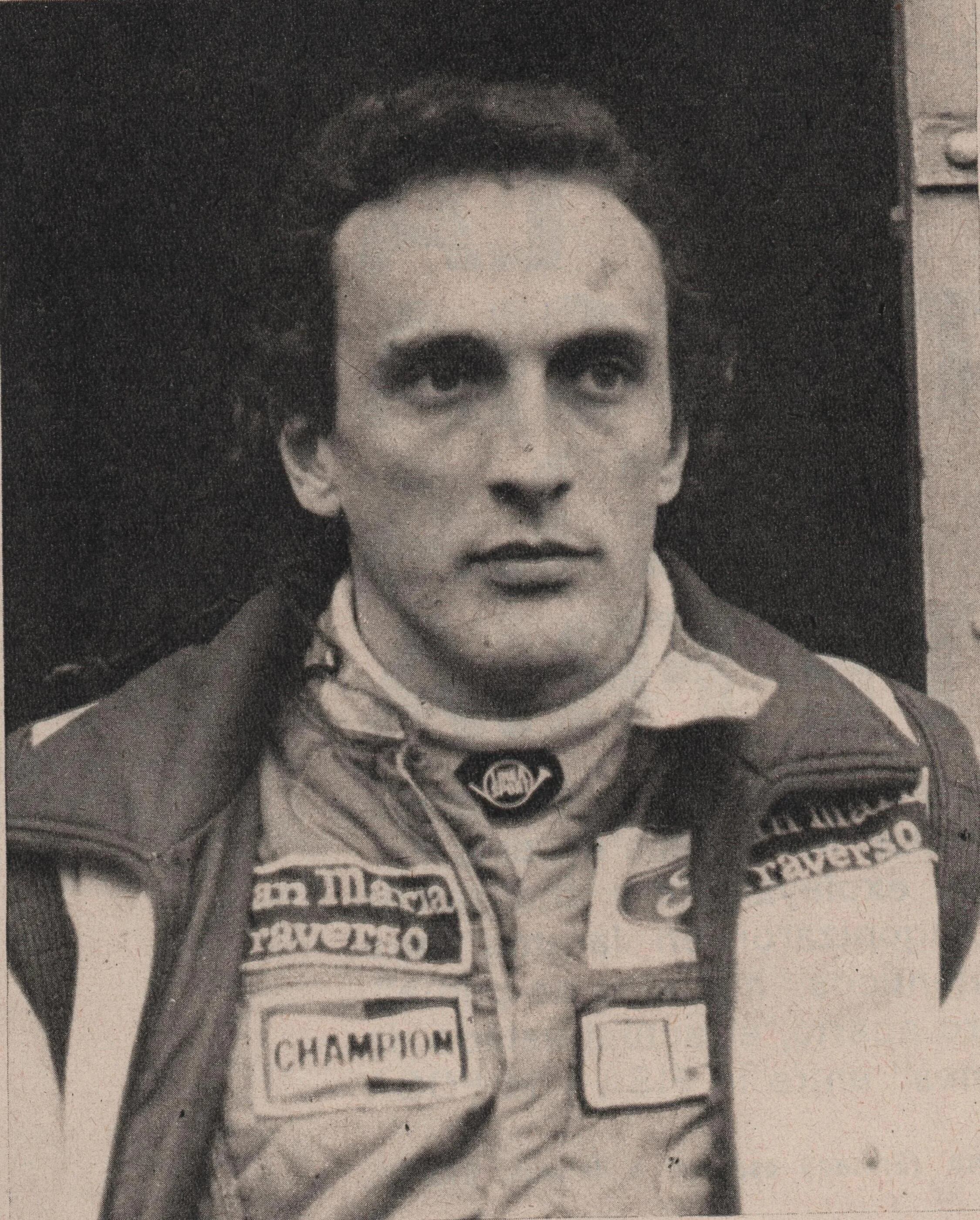 El Flaco corrió 11 de las 12 carreras de la F2 Europea en 1979. El cuarto puesto en Misano fue su mejor resultado (Archivo revista CORSA)