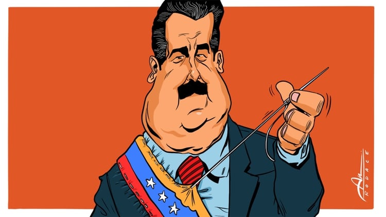 NicolÃ¡s Maduro (IlustraciÃ³n: Rodrigo Acevedo Musto)