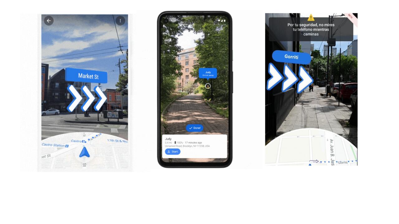 Google Maps Live View realidad aumentada