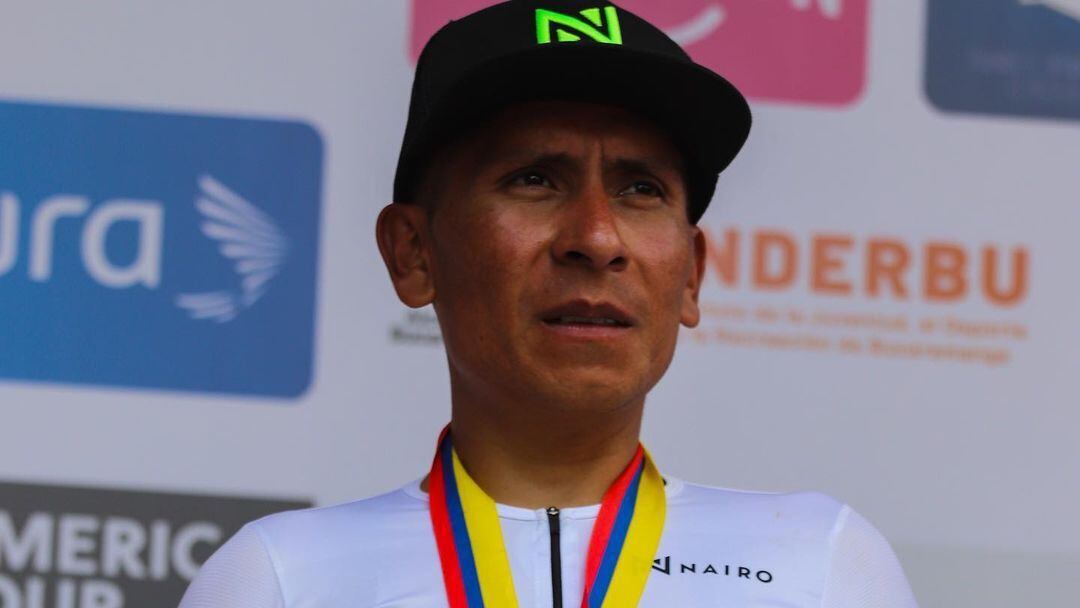 Durante los ocho meses que se ha mantenido sin equipo, Nairo Quintana solo ha competido en el Campeonato Nacional de Ciclismo en Ruta celebrado en febrero en Bucaramanga y donde terminó en la tercera ubicación (@nairoquincoficial/Instagram)