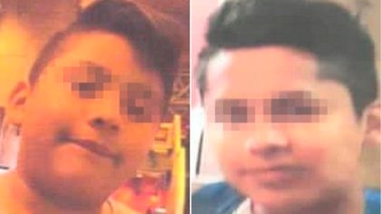 Cuando los agentes se acercaron para ayudarle a levantar las bolas, se dieron cuenta que desprendían un hedor difícil de respirar. Adentro estaban los restos de Alain Yair, de 12 años de edad, y Héctor Efraín, de 14 años, dos hijos de indígenas mazahuas y comerciantes ambulantes (Foto: Alerta Ámber)