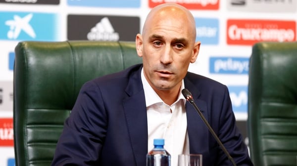 Luis Rubiales, presidente de la Real Federación Española de Fútbol, comunicó que Lopetegui fue despedido (REUTERS)