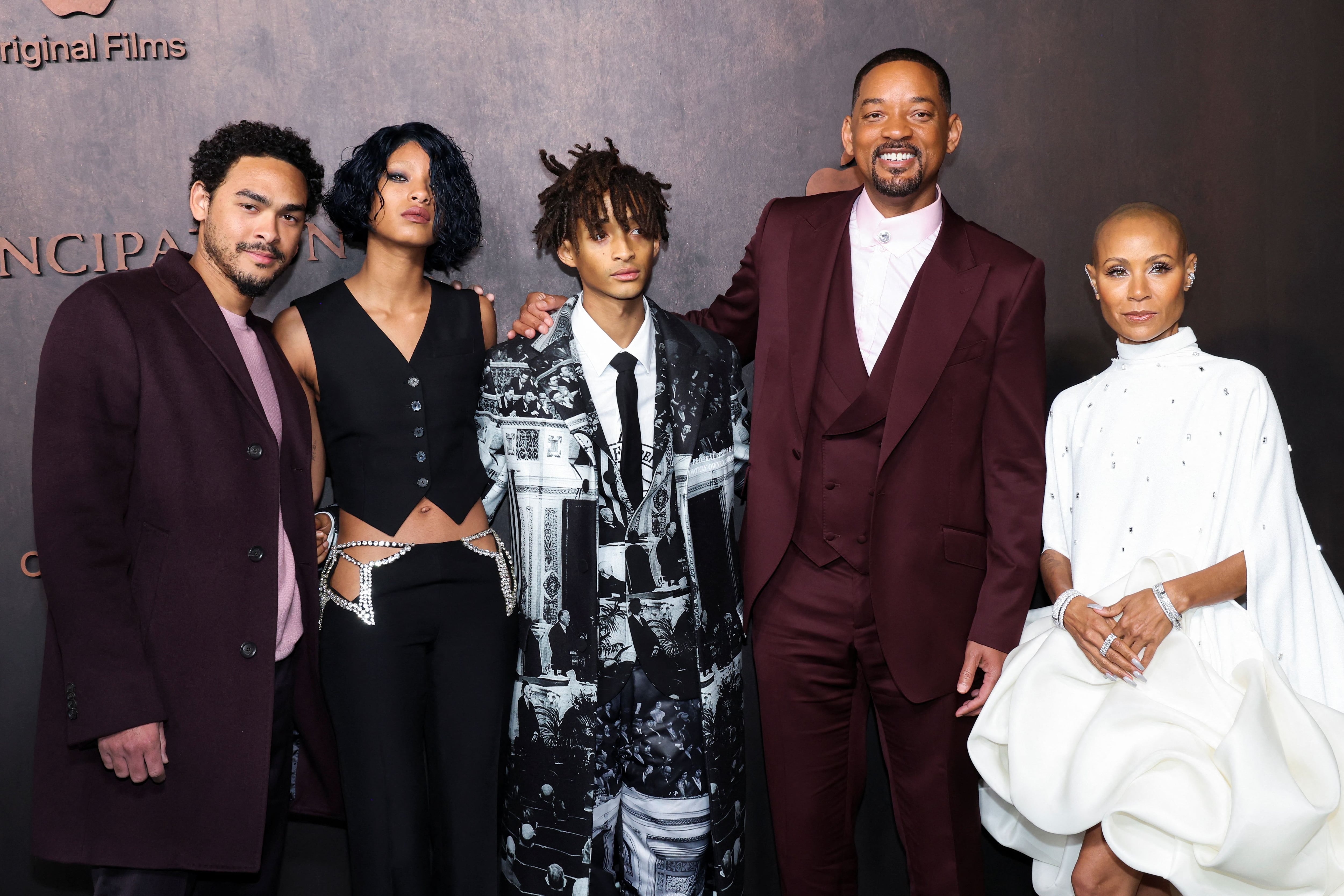 Al parecer, Jaden y Willow no están muy felices con las intimidades que ha revelado Jada en su nuevo libro  (REUTERS/Mario Anzuoni)