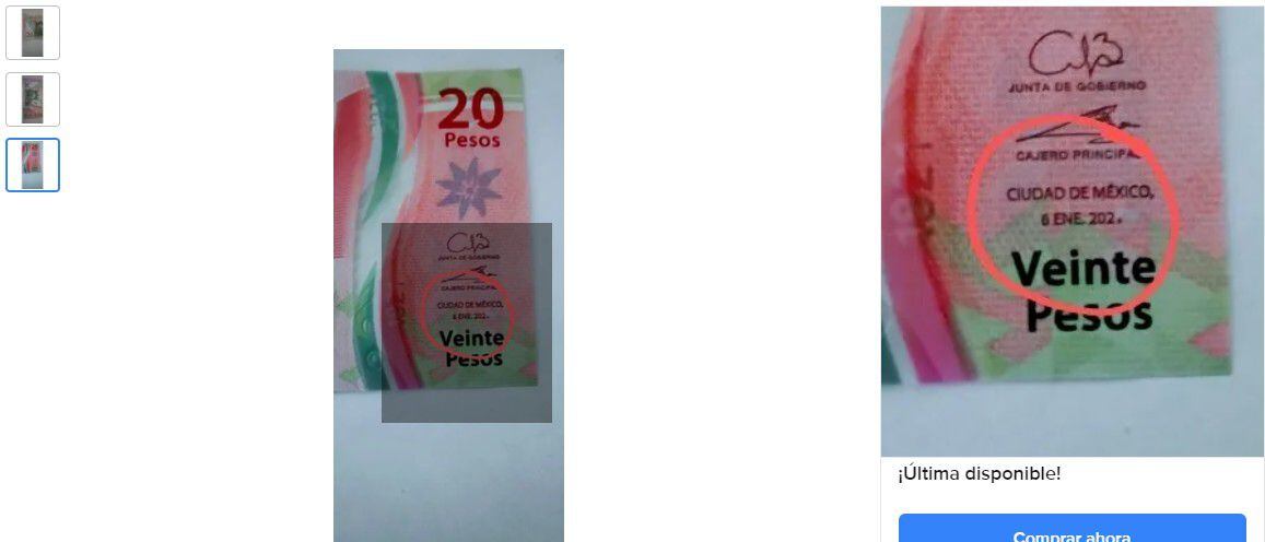 Erro de impressão de tickets. (Foto: Mercado Libre)