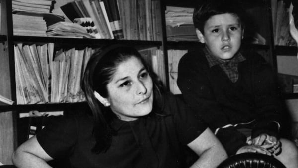 Mercedes Sosa junto a su hijo Fabián Matus.