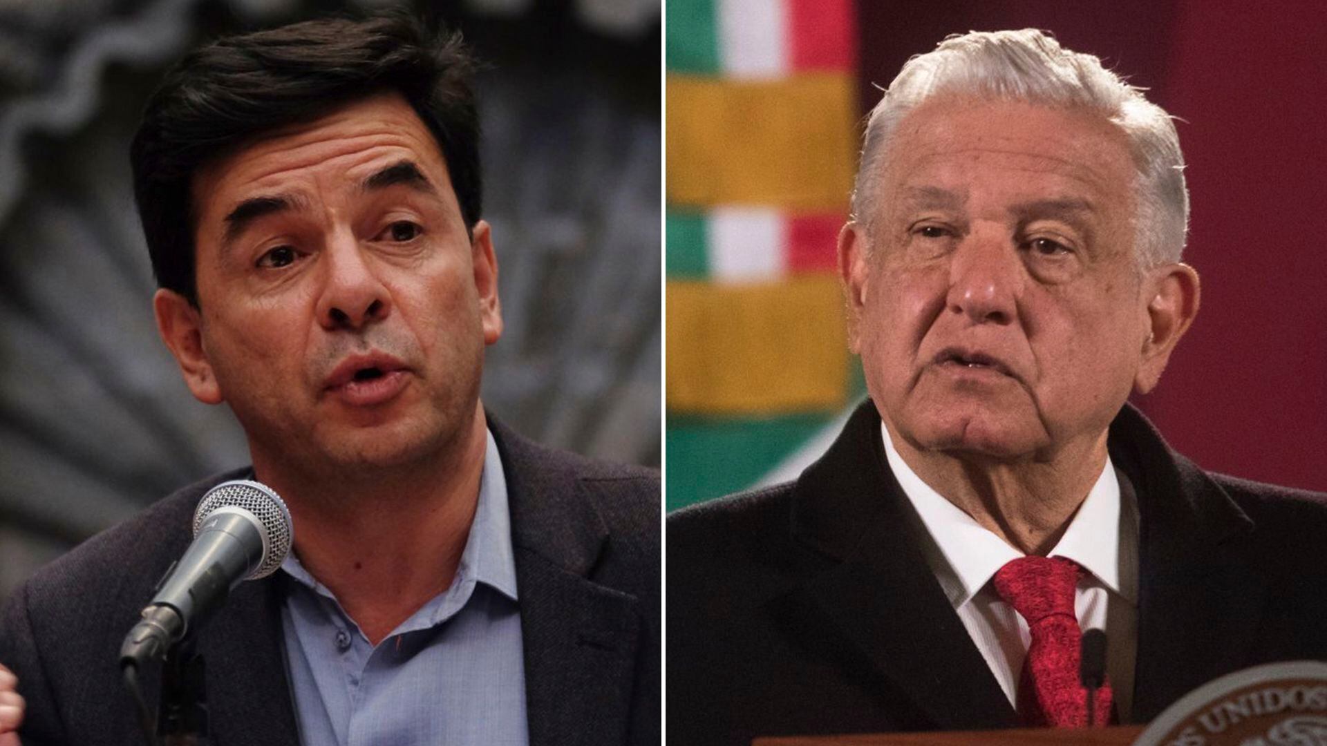 Jesús Ramírez Cuevas y AMLO. Fotos: Cuartoscuro