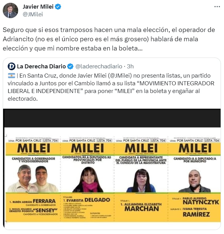 La queja del precandidato presidencial 