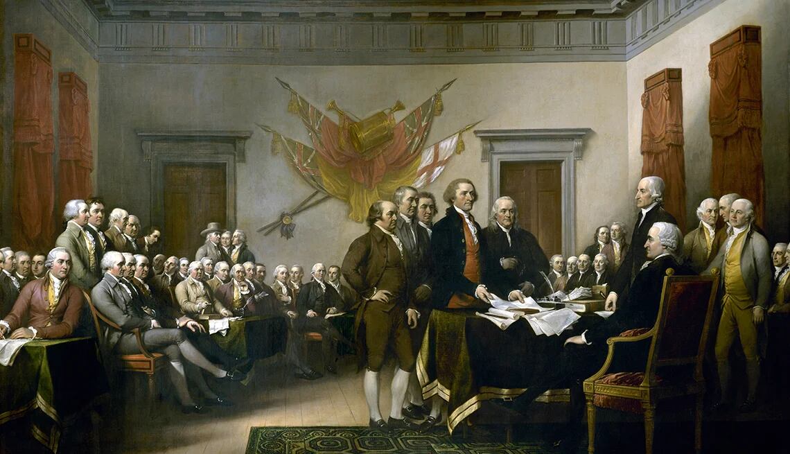 1776: Celebrando la Independencia de Estados Unidos el 4 de julio. (Crédito: AARP)  