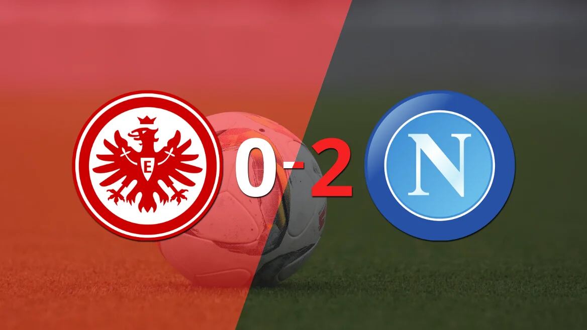 Napoli le ganó en la ida a Eintracht Frankfurt