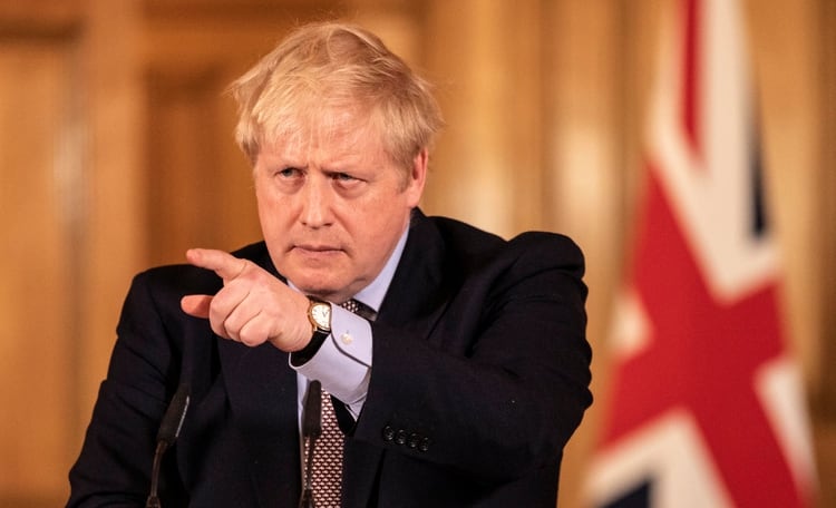 El primer ministro británico Boris Johnson (Richard Pohle/Pool via REUTERS)
