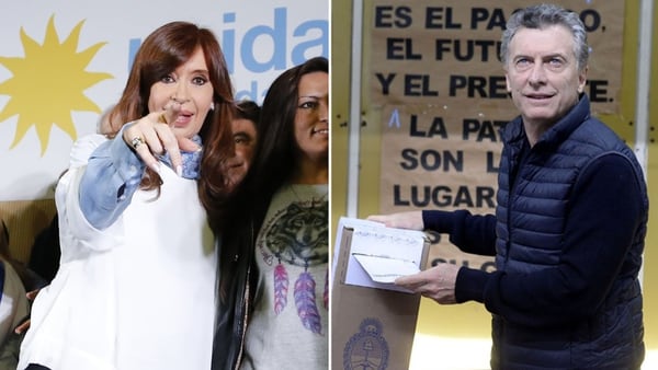 Cristina Kirchner y Mauricio Macri, líderes de la oposición y del oficialismo. ¿Se enfrentarán en las urnas?