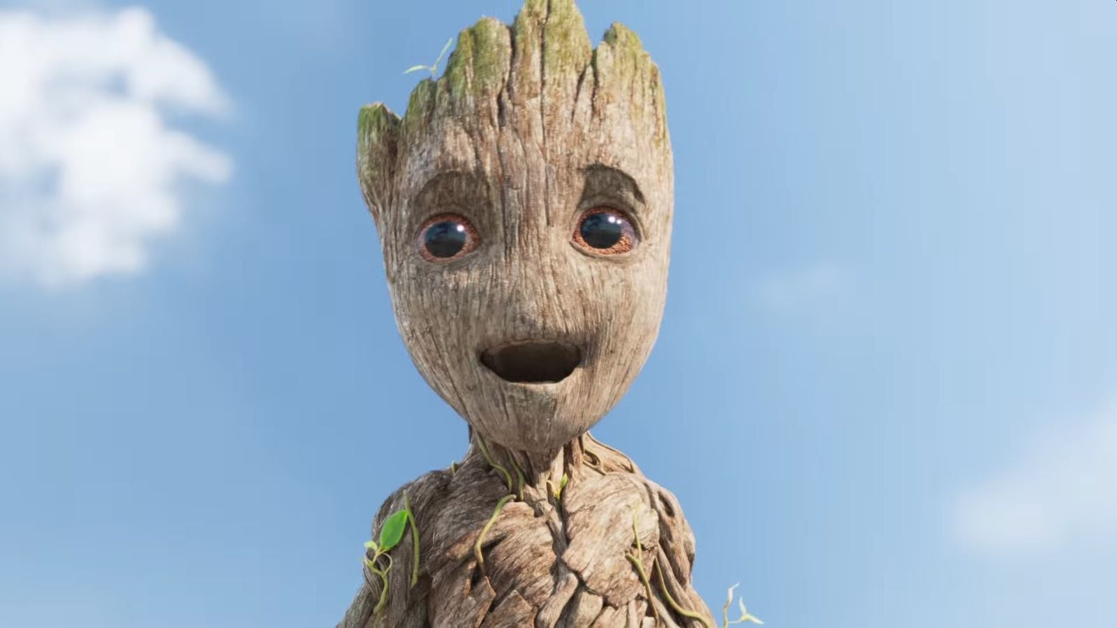 "Yo soy Groot" no está conectada muy conectada al UCM. (Disney Plus)