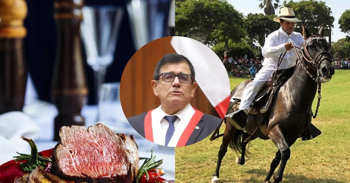 The President of Congress announces the celebration with a gala dinner and a star show with Peruvian Paso horses