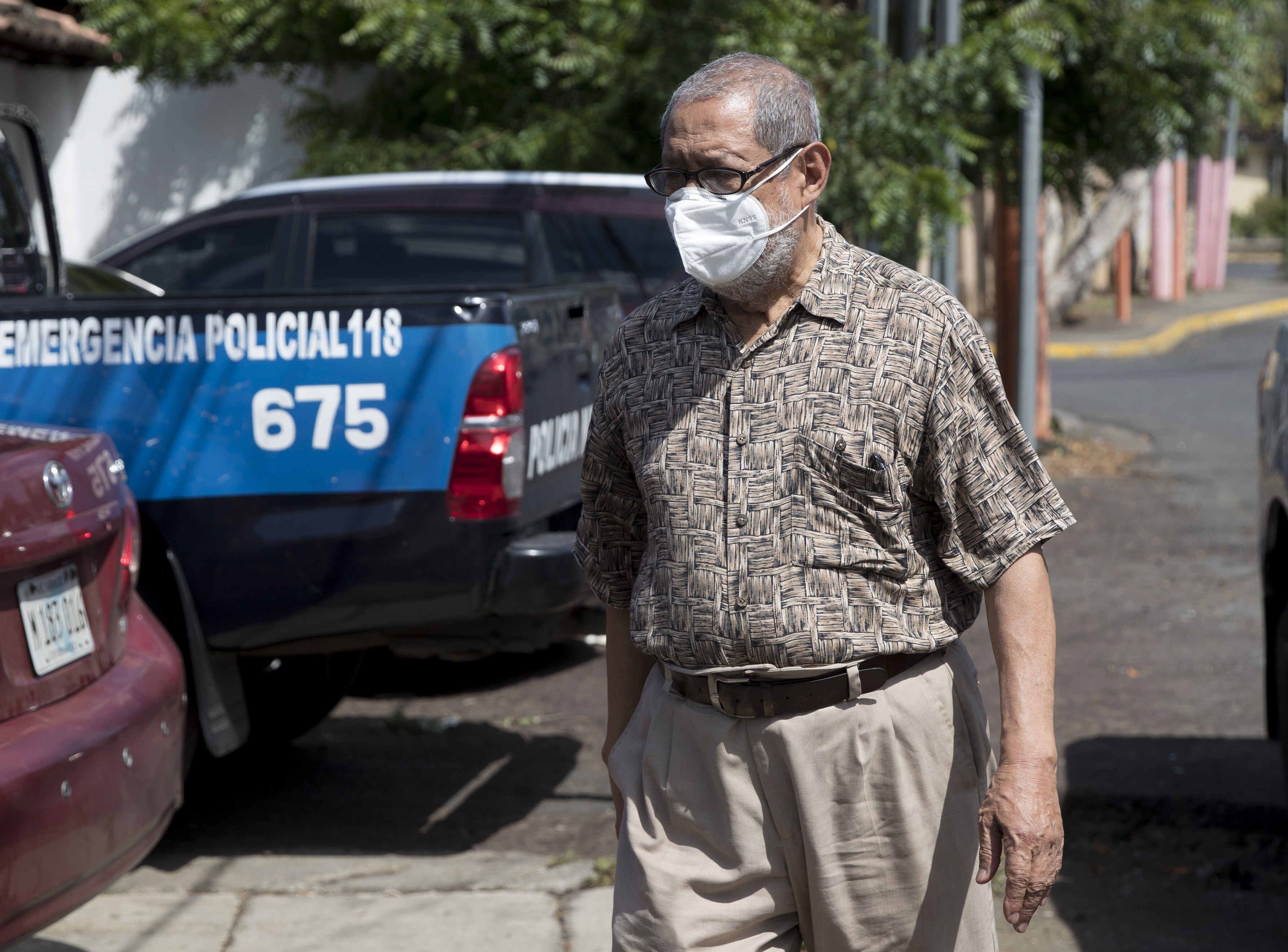 Édgar Parrales, ex embajador de Nicaragua ante la OEA (1982-1986), en Managua (Foto: EFE)