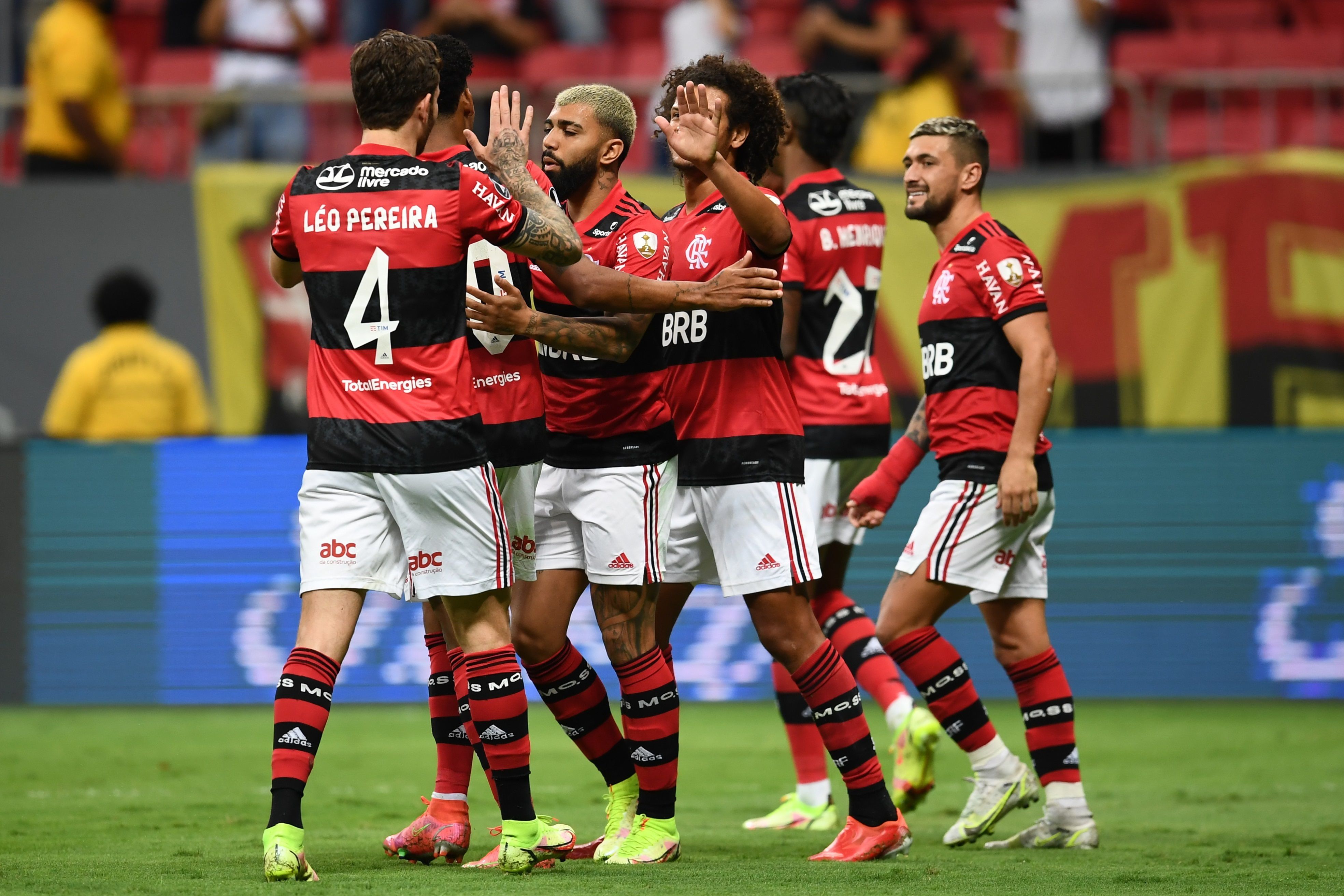 Fotografía de archivo de los jugadores de Flamengo. EFE/Evaristo Sa/Pool