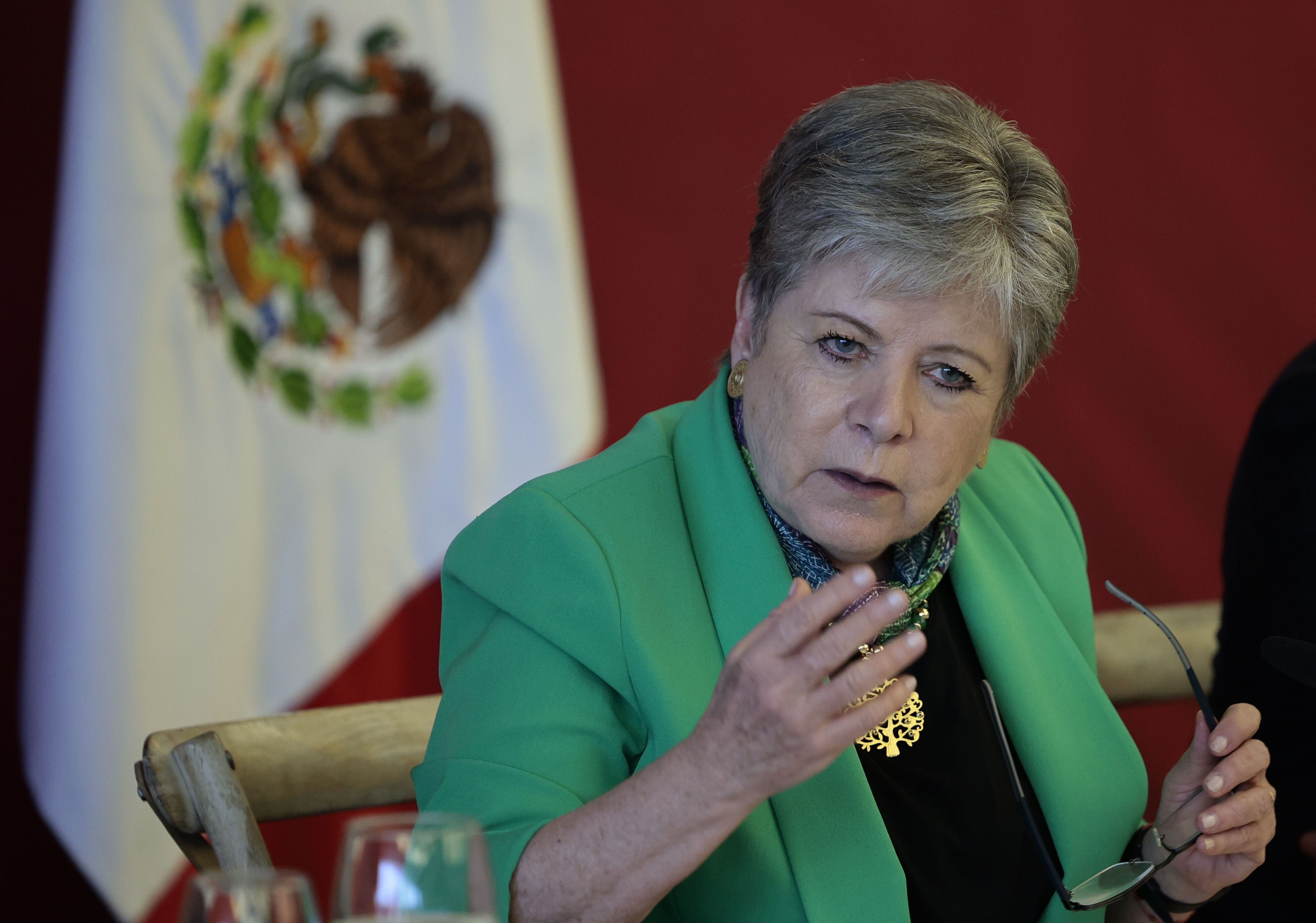 Mexican Foreign Minister Alicia Bárcena, with whom Blinken will meet.  Archive image.  EFE/José Méndez
