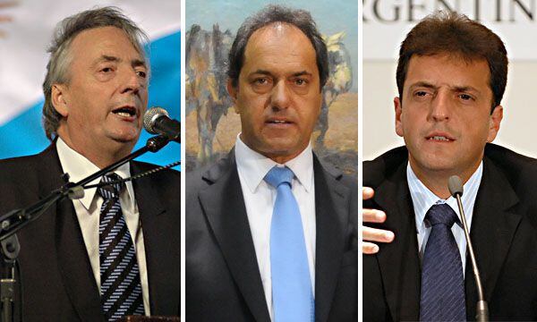En 2009, Scioli y Massa fueron "candidatos testimoniales" del kircherismo. Y Scioli fue dos veces elegido gobernador de Buenos Aires, donde reside el 38% del padrón electoral del país