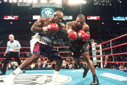 Tyson y Holyfield se enfrentaron dos veces. 