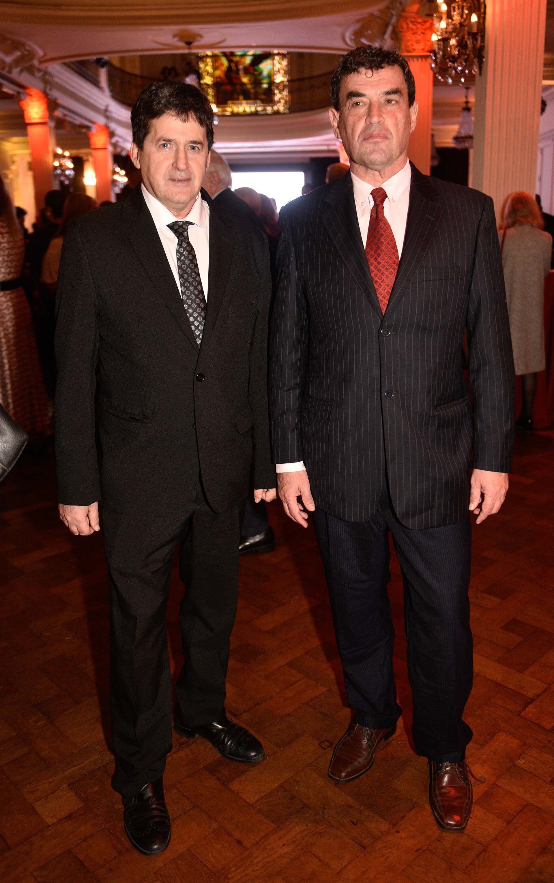 Juan Pablo y Christian Orellana, director general y presidente del Club Diplomatico de Argentina, respectivamente 